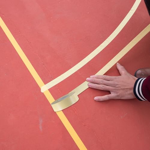 PATIKIL Pickleball Court Tape 2 in x 236ft, 2 Pcs Pickleball Court Marking Kit for Indoor/Outdoor Tennis Volleyball Badminton Court, Red