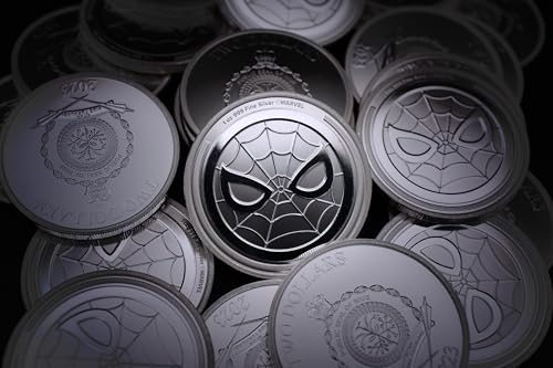2023-1 oz Niue Silver Marvel Spider-Man Coin Brilliant Uncirculated with Certificate of Authenticity $2 Seller BU