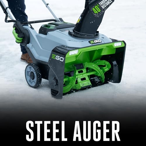 EGO Power+ SNT2110 Peak Power 21-Inch 56-Volt Cordless Snow Blower with Steel Auger Battery and Charger Not Included,Black