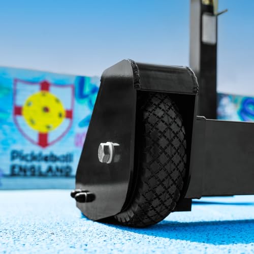 Vermont Self-Weighted Pickleball Posts & Net | Heavy-Duty Aluminum Pickleball Posts with Galvanized Steel Weights - Freestanding & Portable Set