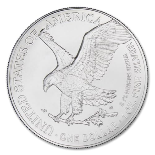 2026 - Lot of (10) 1 oz American Silver Eagle Coins Brilliant Uncirculated with Certificates of Authenticity $1 Seller BU