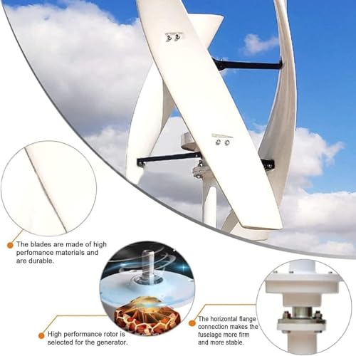20000W Vertical Axis Wind Turbine Generator Kit - Efficient Home Energy Solution, 48V Renewable Power System for Sustainable Electricity Production