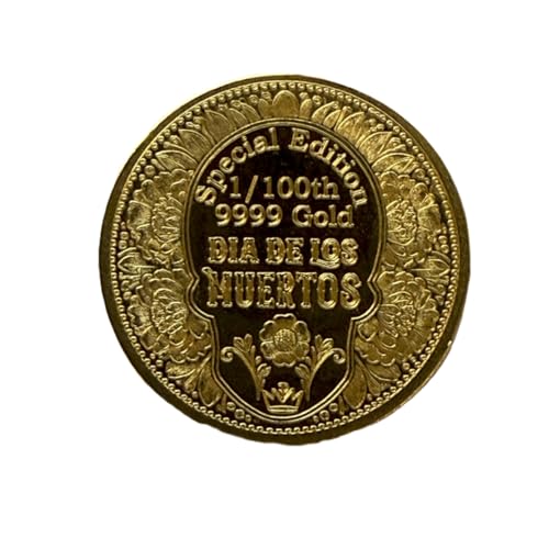 1/100 oz .9999 Fine Gold – Special Edition Day of The Dead Design #1 (Sealed in Capsule)