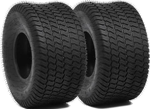 YITAMOTOR 20x10.00-8 Lawn Mower Tires (Set of 2), 4 Ply Tubeless Tractor Turf Tire, 20x10.00x8 Lawnmower Tires Fits Most Lawn & Garden Vehicle, 1190LBS Capacity
