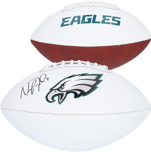 Nick Foles Philadelphia Eagles Autographed Franklin Panel Football - Autographed Footballs