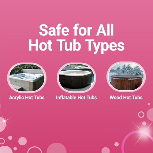 Bio Ouster Hot Tub Water Balancing Kit – Spa pH Up, pH Down, Alkalinity Increaser, Calcium Hardness Increaser & Test Strips – Spa Chemicals Starter Kit for Inflatable & Acrylic Hot Tubs – Made in USA