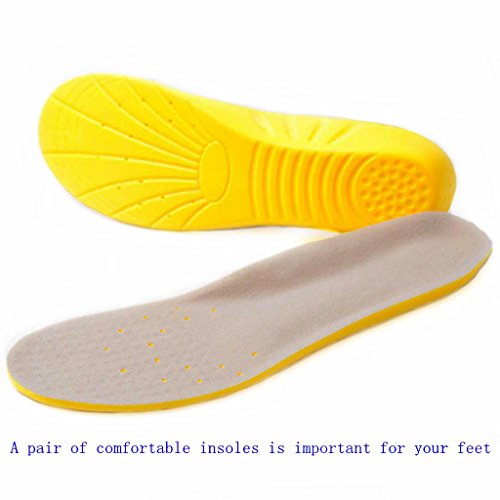 Shoe Insoles, Memory Foam Insoles, Providing Excellent Shock Absorption and Cushioning for Feet Relief, Comfortable Insoles for Men and Women for Everyday Use, L,（US M: 8-12/W: 10-15）