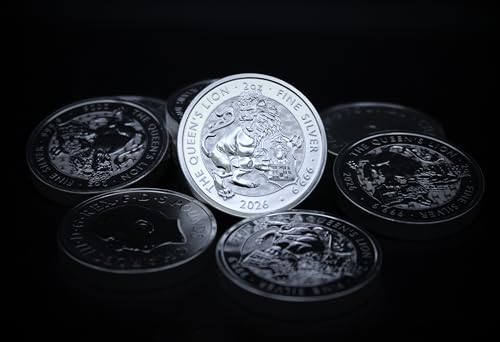 2026 2 oz British Silver Royal Tudor Beasts - Queen's Lion Coin Brilliant Uncirculated with a Certificate of Authenticity £5 Seller BU