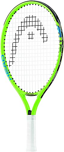 HEAD Speed Junior Pre-Strung Tennis Racquet, Lightweight Youth Tennis Racket for Kids & Beginners, Durable Aluminum Frame, Age 2-4, 19 inch, Green