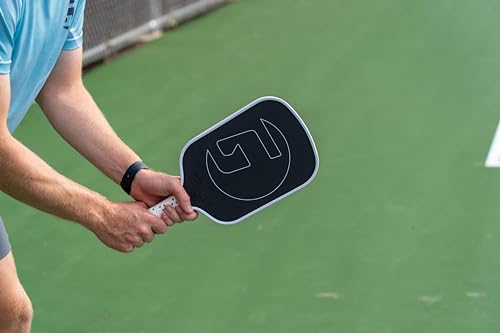 Gamma Obsidian 16 Carbon Fiber Pickleball Paddle with 16mm Core, Comfortable Molded Foam Handle, and Customizable Handle Weight System