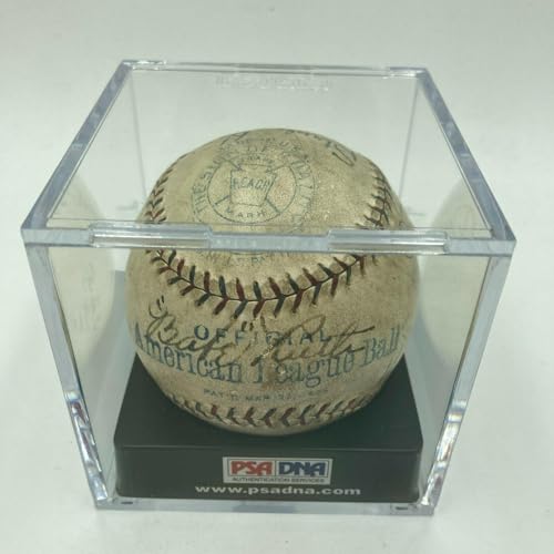 The Finest Babe Ruth Ty Cobb Walter Johnson 1925 HOF Signed Baseball PSA DNA - Autographed Baseballs