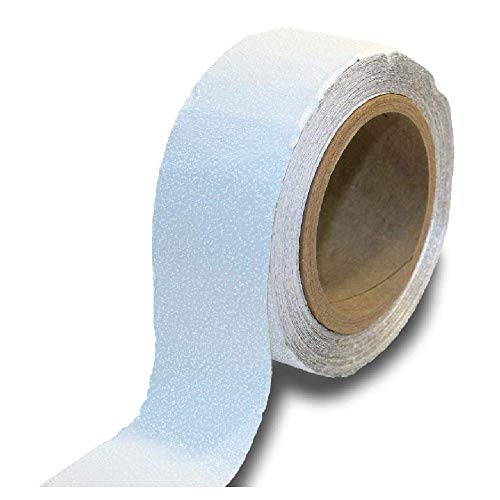 Polymer Pickleball Court Tape, Reflective White Line Marking Tape for Asphalt & Concrete, High Tack, Waterproof, No Residue Removal, Anti-Slip Sports Court Tape, 2" x 150' Roll