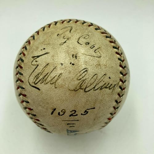 The Finest Babe Ruth Ty Cobb Walter Johnson 1925 HOF Signed Baseball PSA DNA - Autographed Baseballs