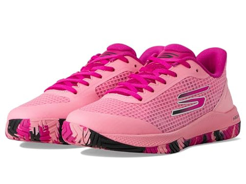 Skechers Women's Viper Court Pro Pickleball Sneaker, Pink, 10