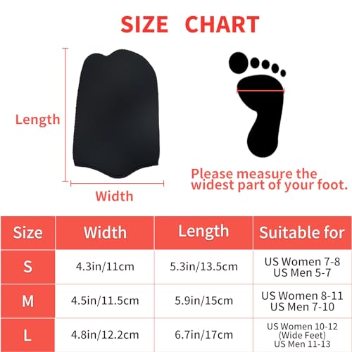 2 Pairs Ice Bath Toe Socks, Cold Plunge Toe Covers, Ice Bath Toe Booties Cold Plunge Toe Booties, Cold Plunge Tub Accessories, Reusable Neoprene Toe Warmers for Cold Plunge at Home L-Black