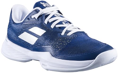Babolat Women's Jet Mach 3 All Court Tennis Shoes, Dark Blue (Women's US Size 8)