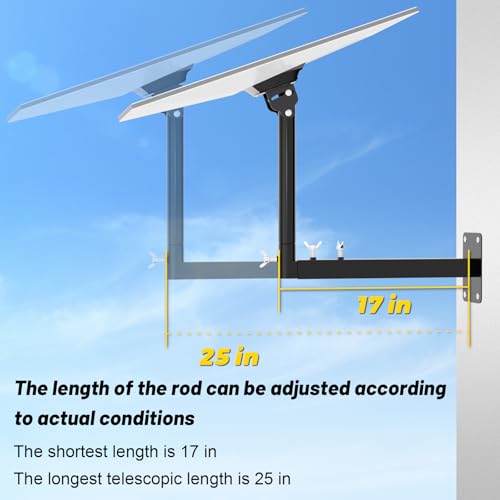 Starlink Gen 3 Mount with Adapter, Extension-Type Heavy Duty Starlink Long Wall Mount, StarLink Pole Mount, Mounting Kit for Starlink Gen 3 Internet Kit Satellite