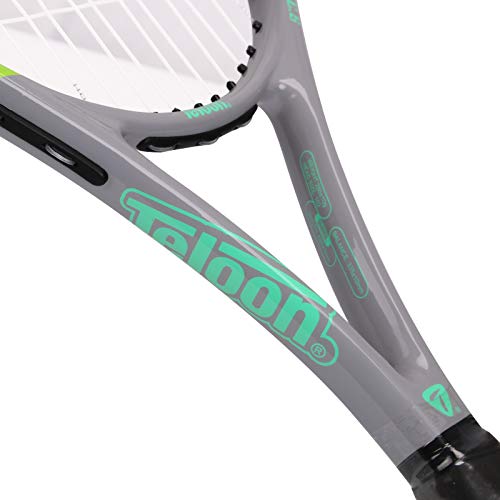 Teloon Recreational Adult Tennis Rackets-27 inch Tennis Racquet for Men and Women College Students Beginner Tennis Racket. (V8-Gray Green)
