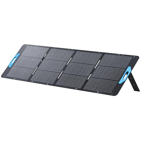 Anker SOLIX PS200 Solar Panel with Adjustable Kickstand, 200W Foldable Portable Solar Charger, IP67 Waterproof, 23% Higher Energy Conversion Efficiency, for Camping, RVs, and Blackouts（Renewed）