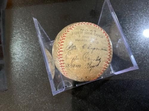 1930 Yankees Signed Baseball Ruth/Gehrig JSA Record Season .309 Team BA - Autographed Baseballs