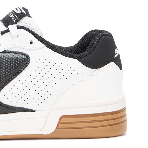 Skechers Women's Viper Court Classic Pickleball Sneaker, White/Black, 8