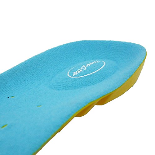 Happystep Memory Foam Sport Gel Shoe Insoles, Heel Cushioning and Shock Absorption (Size M: Men 6-8 or Women 7.5-9.5)