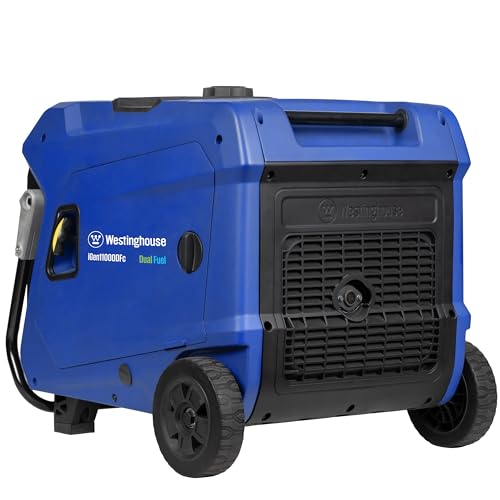 Westinghouse 11000 Peak Watt Dual Fuel Portable Inverter Generator, Remote Electric Start, Transfer Switch Ready, Gas and Propane Powered, Low THD - Safe for Electronics, Parallel Capable, CO Sensor