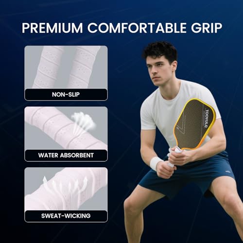 Professional Pickleball Paddles High-Strength Carbon Fiber Rackets with 16mm Honeycomb Polymer Core Best Pickleballs Paddle 2026 Players with Good Ball Control Skills
