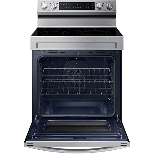 Samsung NE63A6511SS 6.3 Cu. Ft. Stainless Smart Freestanding Electric Range