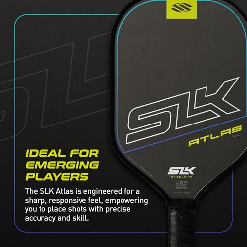 Selkirk Sport Atlas XL Pickleball Paddle | SLK Raw Carbon Fiber Paddle | The Perfect Starter for Any Upcoming Pickleball Player | Oasis