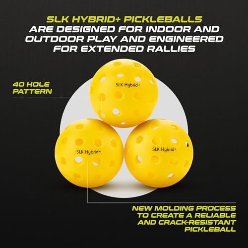 Selkirk Sport SLK Atlas Max Pickleball Paddles Set of 2 | Raw Carbon Fiber Face & Rev-Control Polymer Core | Complete Pickleball Set with 2 Pickle Ball Rackets, 3 Hybrid+ Balls, and SLK Sling Bag