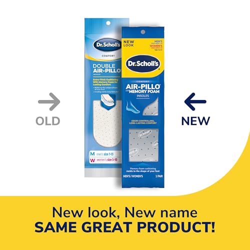 Dr. Scholl's Insoles Air-Pillo Cushioning - 3 Pairs (Men's Sizes 7-13 & Women's Sizes 5-10)