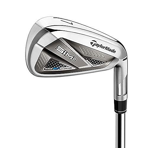 TaylorMade Golf SIM 2 MAX IRON SET MENS RIGHT HAND GRAPHITE SENIOR 5-PW, AW