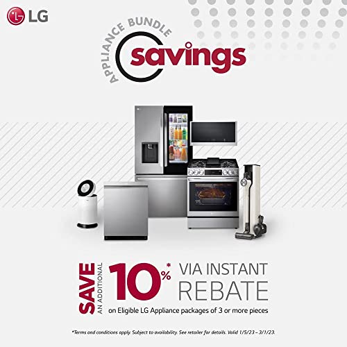 27 cu. ft. Side by Side Smart Refrigerator w/InstaView and Craft Ice in PrintProof Stainless Steel