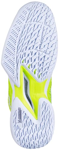 Babolat Women’s Jet Mach Pickleball Shoes, Fluo Yellow/White (US Women's Size 8)