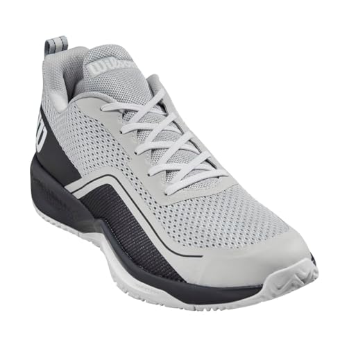 WILSON Rush Pro Lite Men's Tennis Shoe, Pearl Blue/Ebony/White, Size 10
