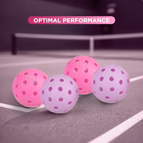 Paris Hilton - Exotics Collection Pickleball Set 7-Piece, Premium Wooden Paddles with Pickleballs and Carry Case, Durable Beginner Paddle Set for Indoor and Outdoor Play