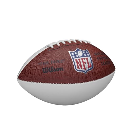 WILSON New NFL Autograph Football - Official Size, Brown