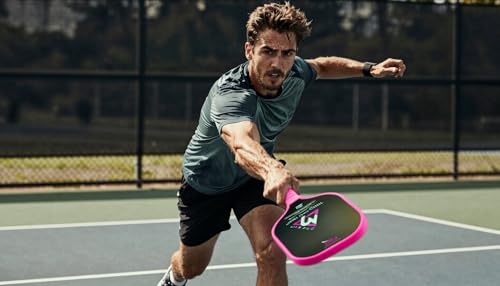 EPP PowerFoam Core Pickleball Paddles - Premium Carbon Fiber Surface Design for Ultimate Control (Elongated Body w 6" Handle)