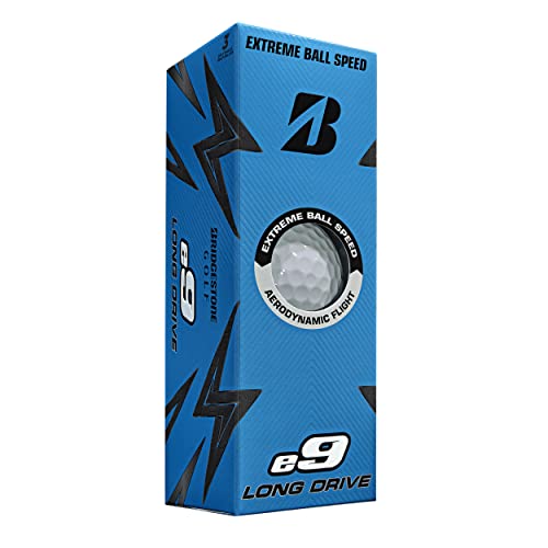 Bridgestone Golf 2023 e9 Long Drive White Golf Balls