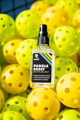 PADDLE RESET - Pickleball Paddle Cleaner - Strips Impacted Residue and Increases Spin and Control