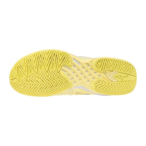 Mizuno Wave Exceed Tour 6 AC Women's Racquet Sports Shoe, Pale Yellow-Black Sand, US Womens 7.5