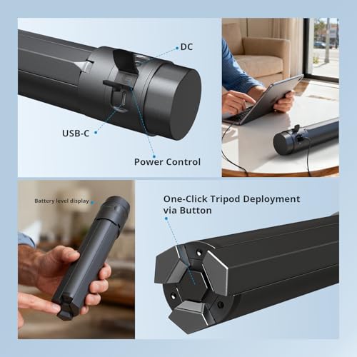 Starlink Mini Battery Pack– 166Wh/45,000mAh Power Bank Up to 6-Hour Runtime, All-in-One Battery & Tripod Stand, Stable Output for Outdoor Camping & Remote Work, IP67 Waterproof