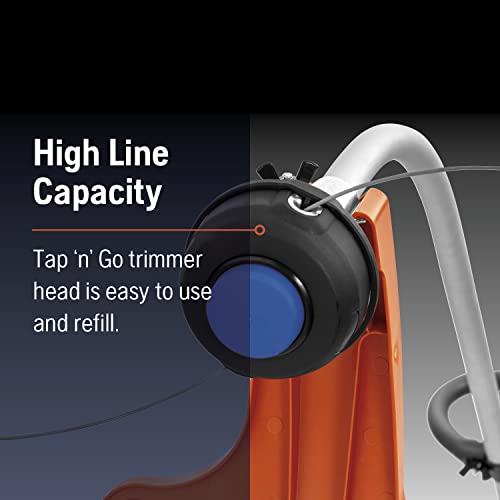 Husqvarna 130C Gas String Trimmer, 28-cc 2-Cycle, 17-Inch Curved Shaft Gas Weed Wacker with Tap N' Go Trimmer Head for Quick Line Feed