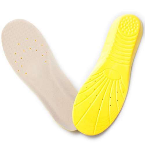Shoe Insoles, Memory Foam Insoles, Providing Excellent Shock Absorption and Cushioning for Feet Relief, Comfortable Insoles for Men and Women for Everyday Use, L,（US M: 8-12/W: 10-15）