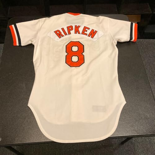 Cal Ripken Jr. 1981 Rookie MLB Debut Signed Game Used Jersey Mears 10 Ripken LOA - MLB Autographed Game Used Jerseys
