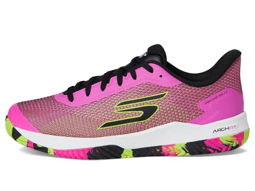 Skechers Women's Pickleball Viper Court Pro 2.0 Sneaker, Hot Pink, 8.5 Medium
