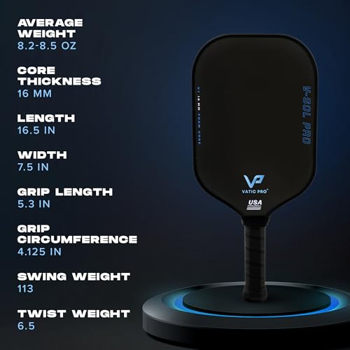 Vatic Pro - V-Sol Pro V7 16mm - Foam Core - Includes Paddle Cover (V7)
