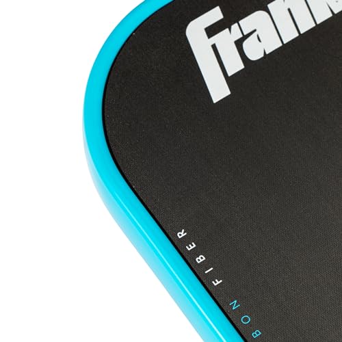 Franklin Sports Pro Pickleball Paddles - FS Tour Series Carbon Fiber Paddles - Official USA Pickleball (USAPA) Approved - Tempo Pro Player - 16mm Polymer Core - Blue