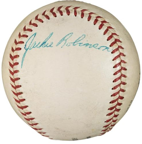 The Finest Jackie Robinson Single Signed National League Baseball PSA DNA COA - Autographed Baseballs